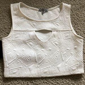 Women’s Charlotte Russe White Crop XS